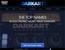 Tablet Screenshot of darkartmastering.com